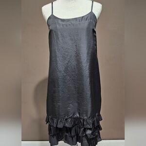 NWT - Old Navy Gray Silk Dress size M